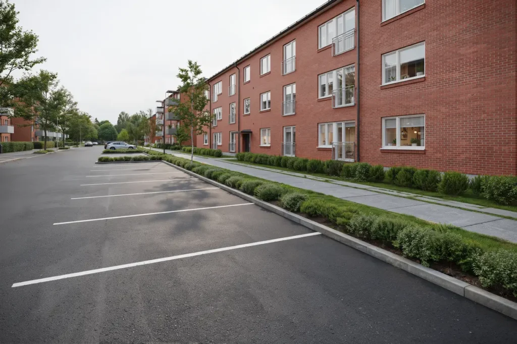 omasfaltering av parkeringsfickor vid flerbostadshus i h gerstens sen